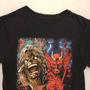Iron Maiden Band Crew Neck Graphic T Shirt Adult Mens Size Small S Black